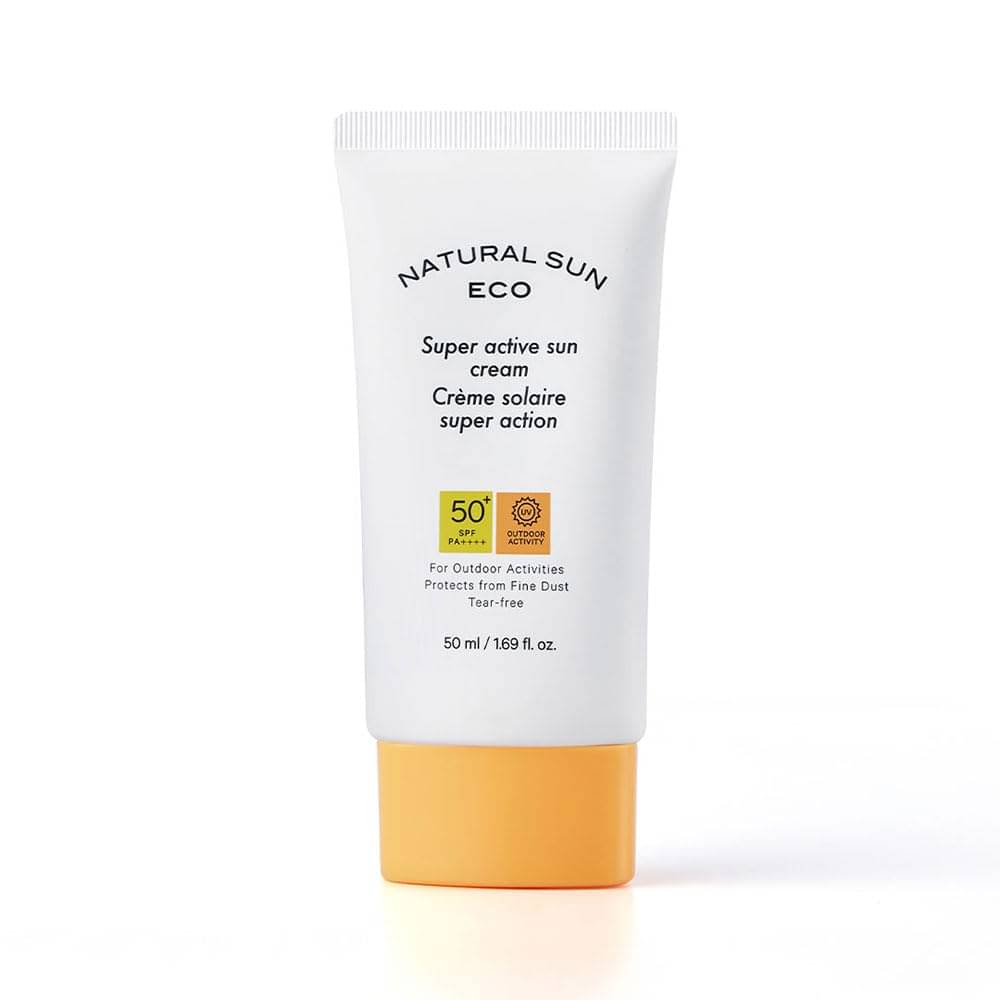 The Face Shop Natural Sun Eco Super Active SPF 50+ PA++++ Sun Cream, 50ml The Face Shop Natural Sun Eco Super Active SPF 50+ PA++++ Sun Cream, 50ml