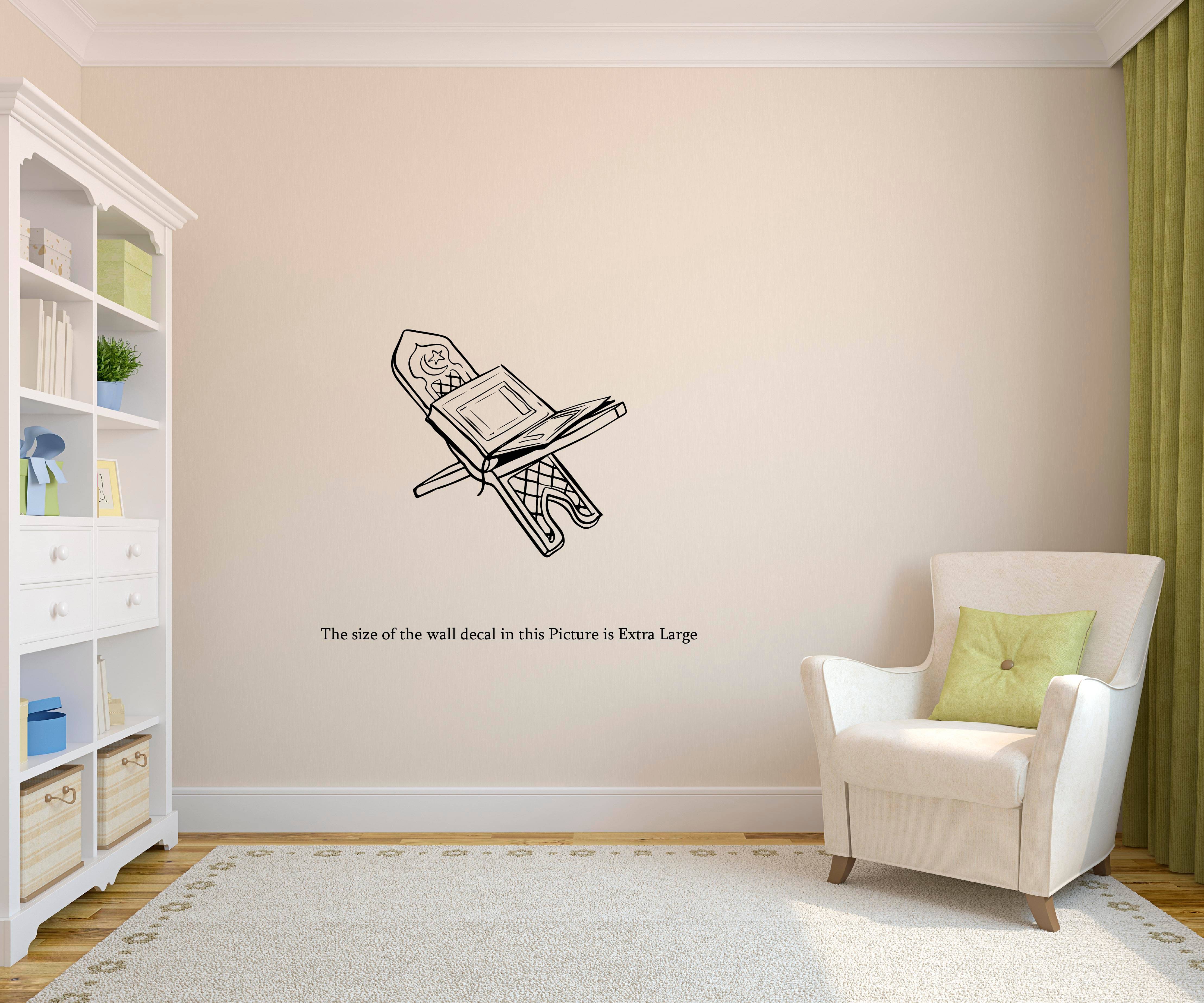     			PEACOCKRIDE The Kurhan l Islamic Series Wall Decal Wall Stickers