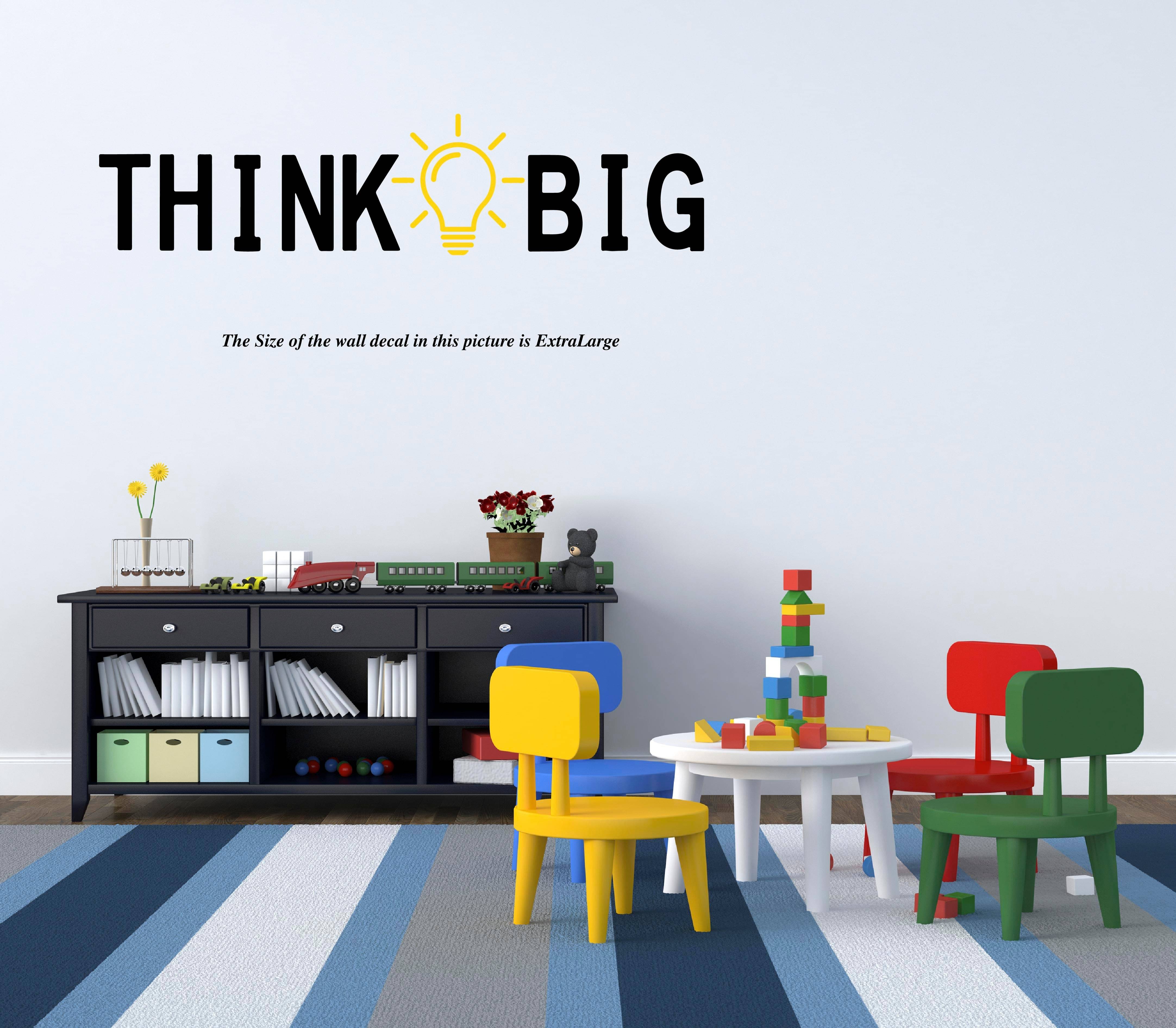     			Think BigI Motivational I Wall Decal
