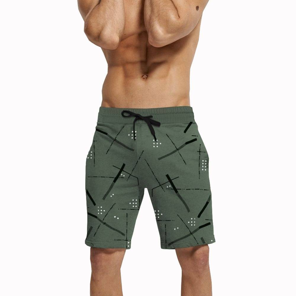 Tripr Green Cotton Blend Men's Shorts ( Pack of 1 )     			Tripr Green Cotton Blend Men's Shorts ( Pack of 1 )