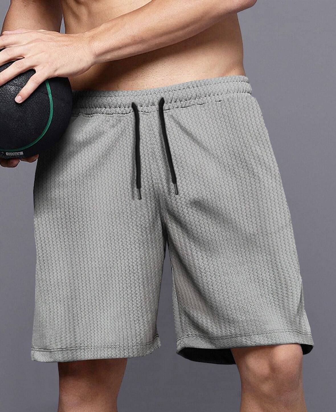 Tripr Grey Cotton Blend Men's Shorts ( Pack of 1 ) Tripr Grey Cotton Blend Men's Shorts ( Pack of 1 )