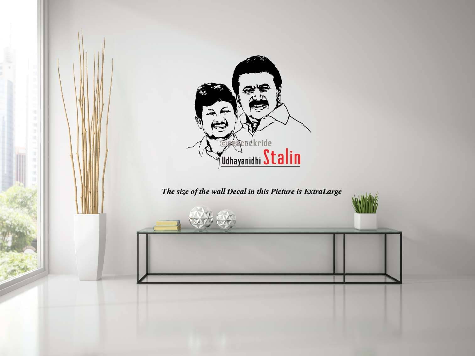     			Udhayanidhi Stalin I MK Stalin I DMK I Wall Decal