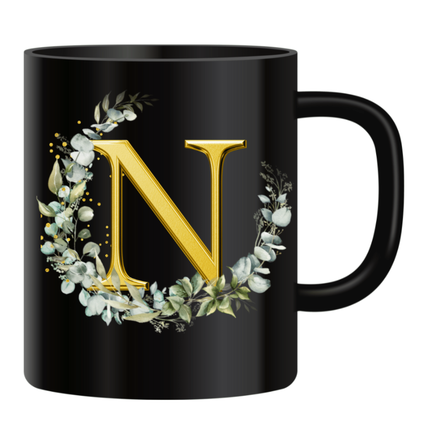 VK Fashion Alphabet Printed N Ceramic Coffee Mug 350 mL ( Pack of 1 )     			VK Fashion Alphabet Printed N Ceramic Coffee Mug 350 mL ( Pack of 1 )