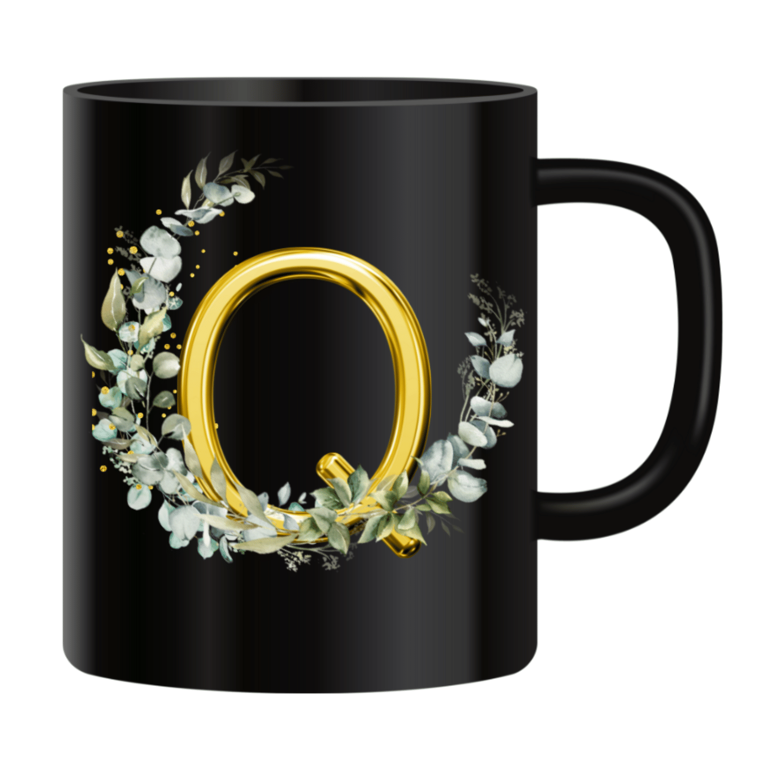 VK Fashion Alphabet Printed Q Ceramic Coffee Mug 350 mL ( Pack of 1 )     			VK Fashion Alphabet Printed Q Ceramic Coffee Mug 350 mL ( Pack of 1 )