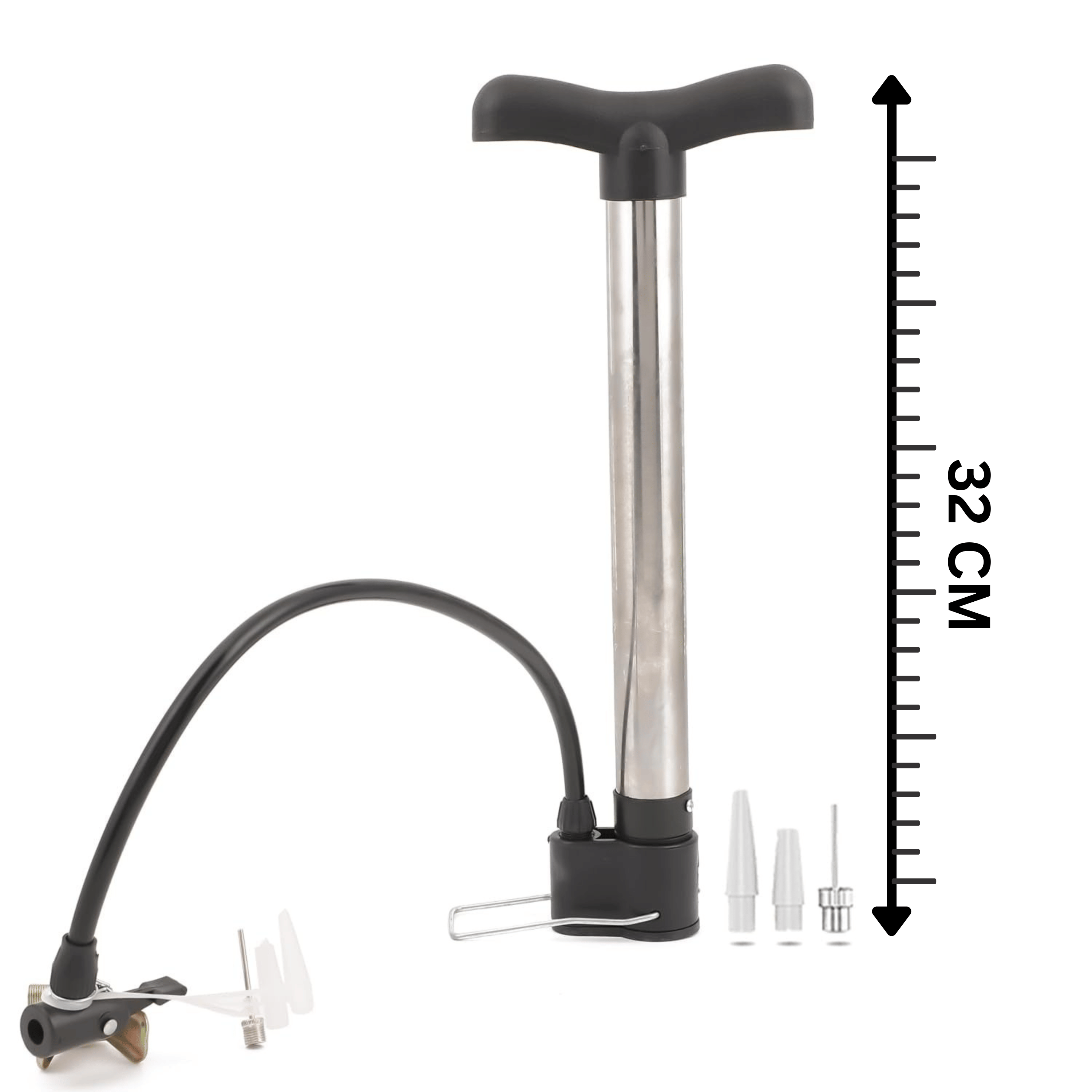     			Versatile Air Pump for Cycle Tyres, Gym Balls, Toys & Air Mattresses