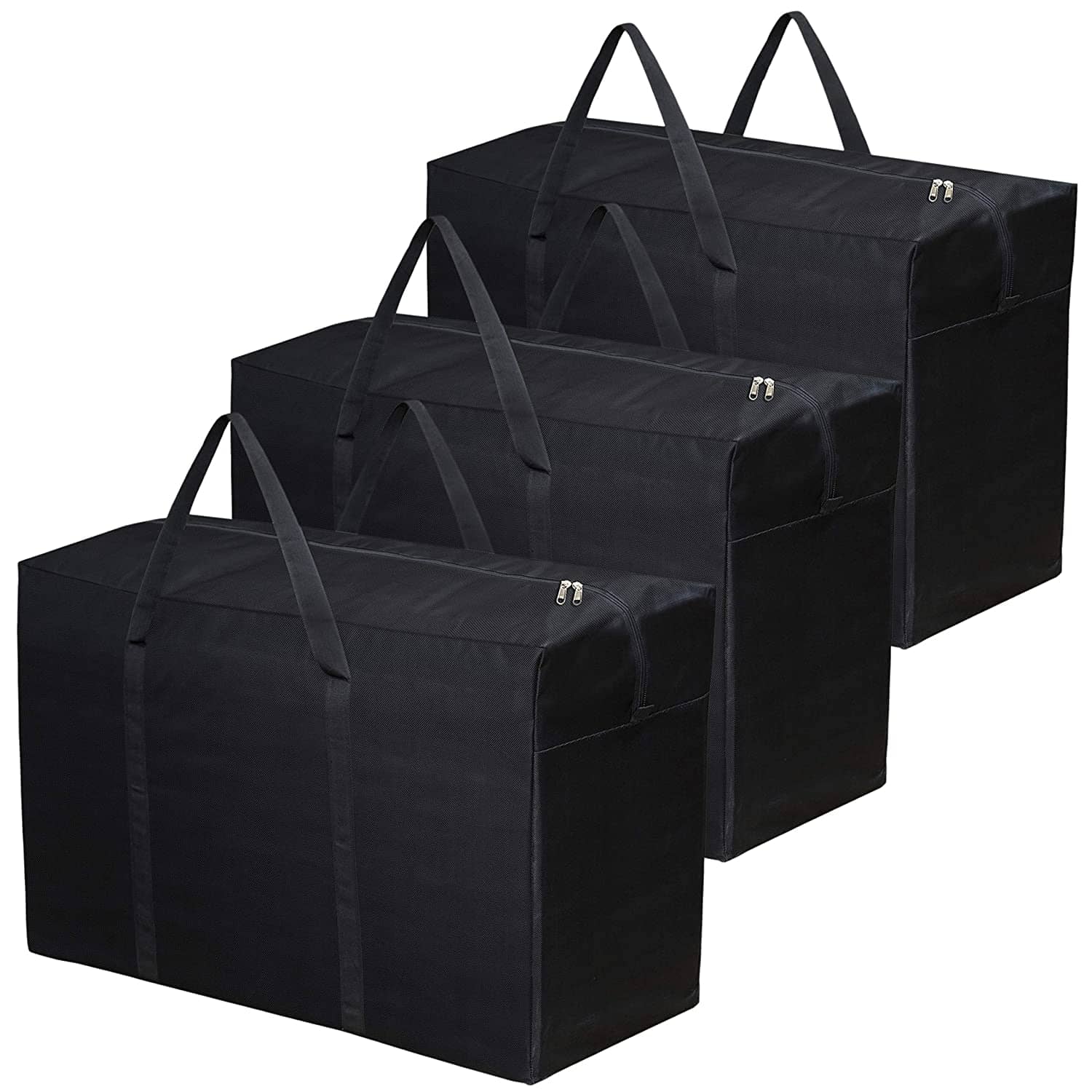 Waji Va Underbed Storage Organizer for Clothes Sarees Blankets and Toys Foldable Under Bed Box with Zip and Handle Dustproof Space Saving Non Woven Storage Bag for Home and Bedroom