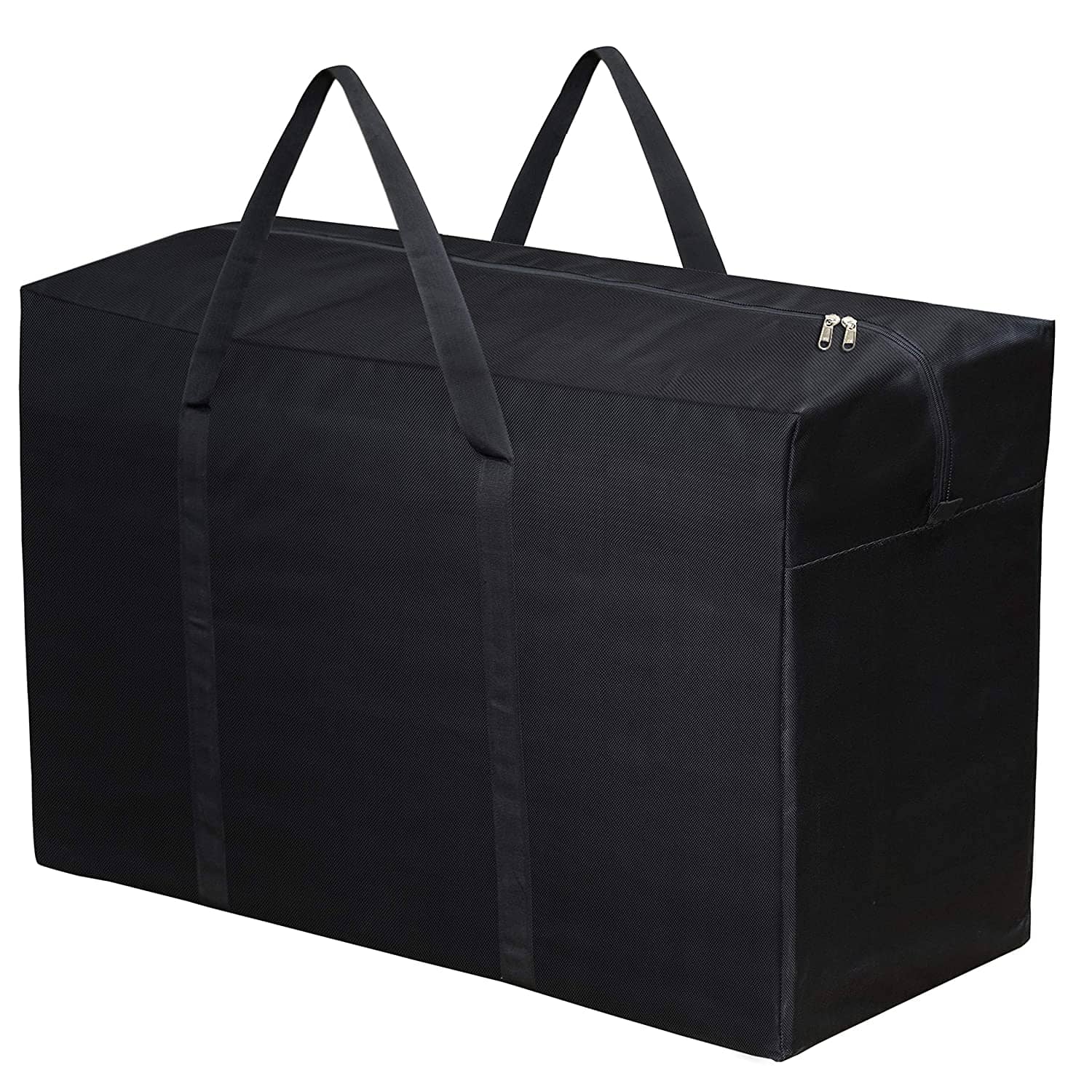 Waji Va Underbed Storage Organizer for Clothes Sarees Blankets and Toys Foldable Under Bed Box with Zip and Handle Dustproof Space Saving Non Woven Storage Bag for Home and Bedroom