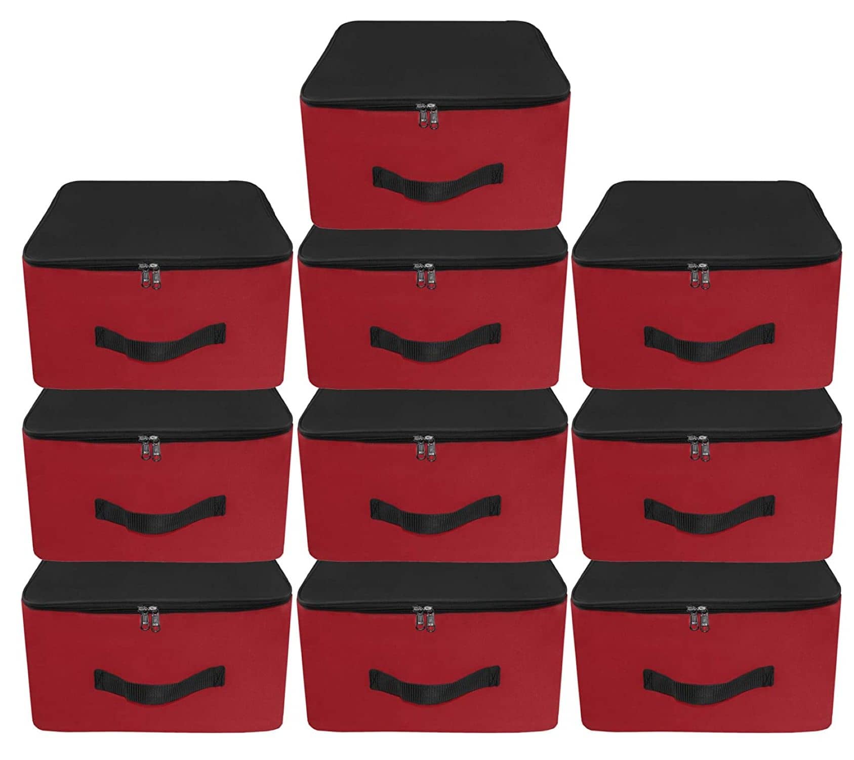 Waji Va Underbed Storage Organizer for Clothes Sarees Blankets Bedsheets and Toys Foldable Under Bed Box with Zip and Handle Non Woven Fabric Dustproof Space Saving Storage Bag for Home Bedroom and Wardrobe