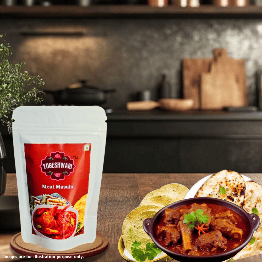 Yogeshwari YOGESHWARI Meat Masala Masala 100 gm Pack of 2 Yogeshwari YOGESHWARI Meat Masala Masala 100 gm Pack of 2