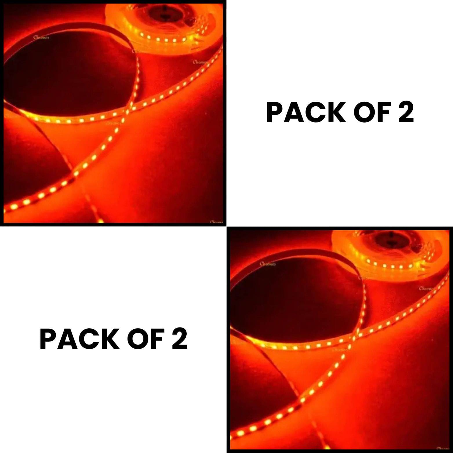     			ZESTRUM Orange 5M LED Strip ( Pack of 2 )