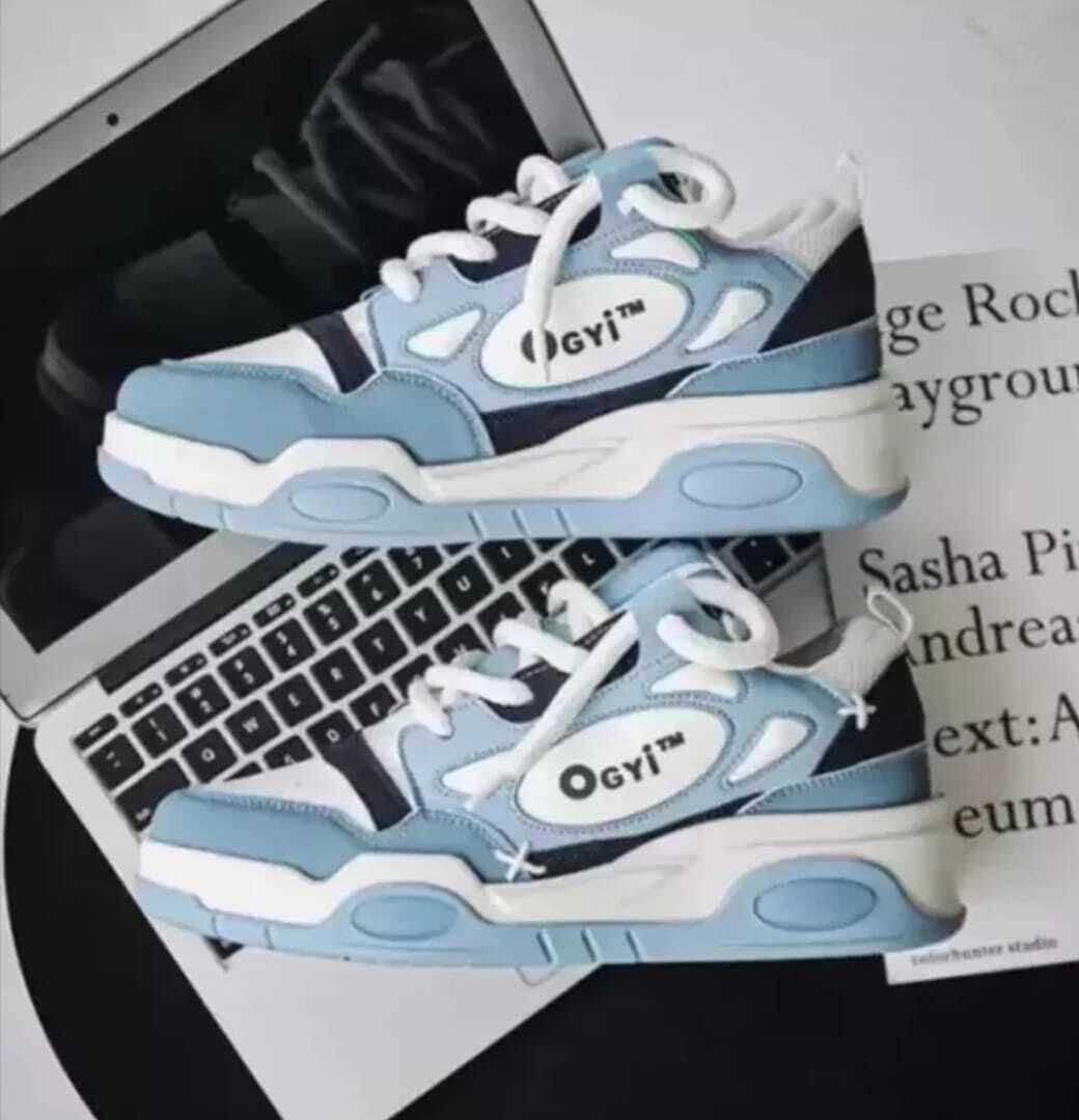     			ayush&sons Light Blue Men's Sneakers