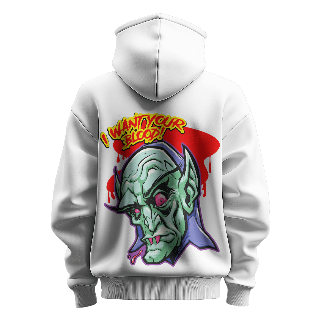     			bull clothing Cotton Hooded Men's Sweatshirt - White ( Pack of 1 )