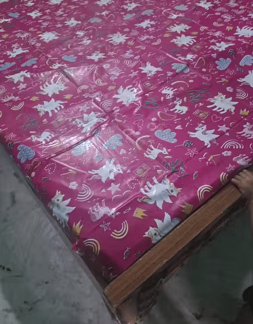 cpg Multi-Colour Cotton Mattress Cover cpg Multi-Colour Cotton Mattress Cover
