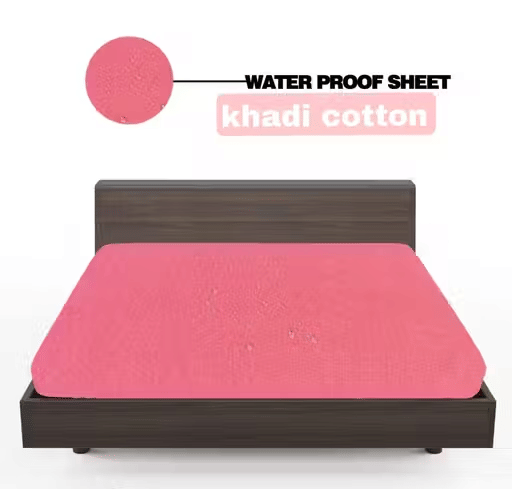 cpg Pink Cotton Mattress Cover cpg Pink Cotton Mattress Cover