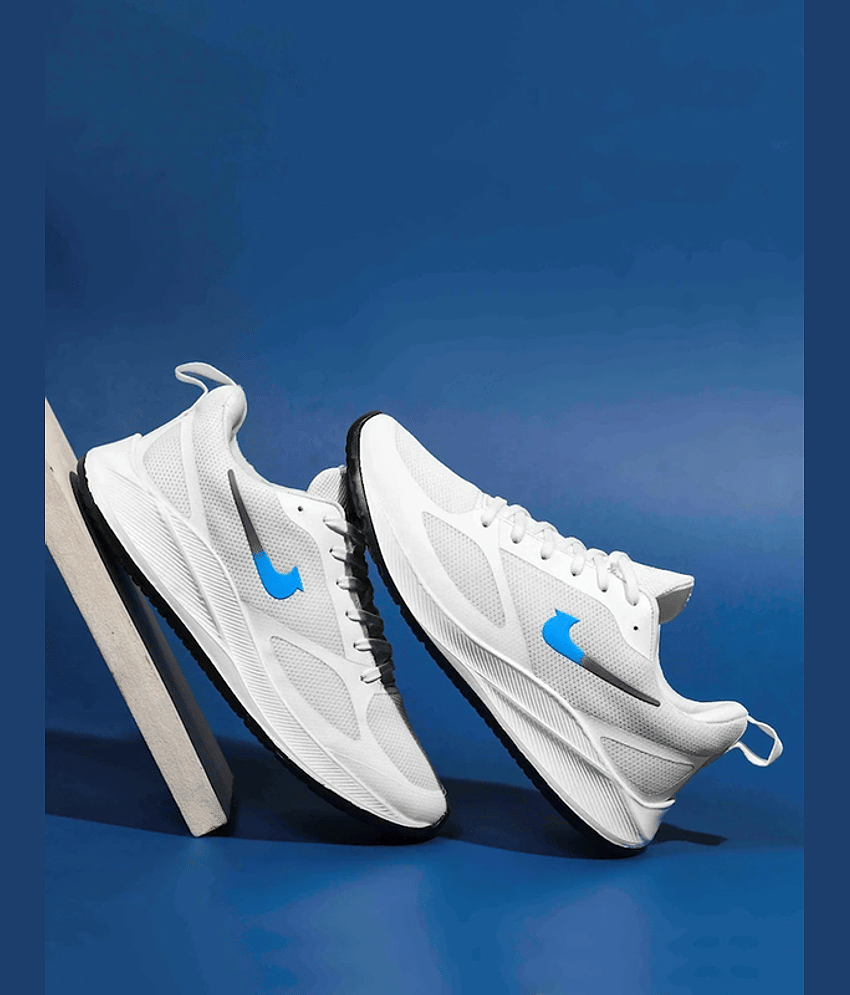 Duke Men Sports Shoes White Men's Sports Running Shoes