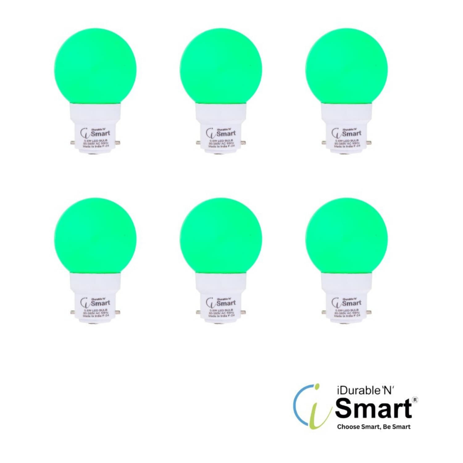 iDurable 'N' Smart 0.5W Dimmable LED Bulb ( Pack of 6 ) iDurable 'N' Smart 0.5W Dimmable LED Bulb ( Pack of 6 )