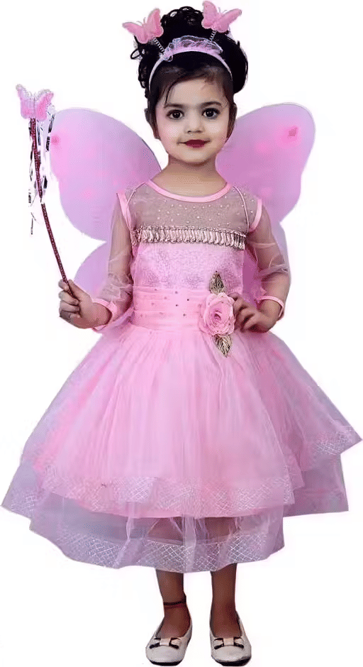 samjho fashion Cotton Frock For Girls ( Pack of 1 , Pink ) samjho fashion Cotton Frock For Girls ( Pack of 1 , Pink )
