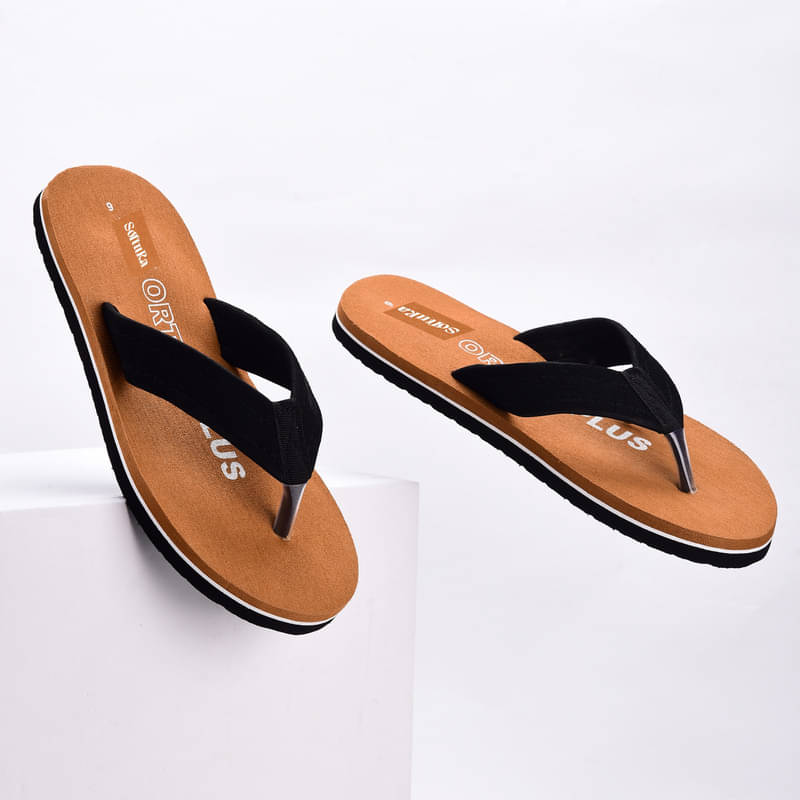     			softura Tan Men's Daily Slipper