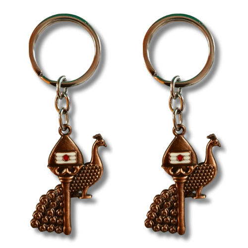 swaminathan Multicolour Stainless Steel Keychain - Pack of 1 swaminathan Multicolour Stainless Steel Keychain - Pack of 1