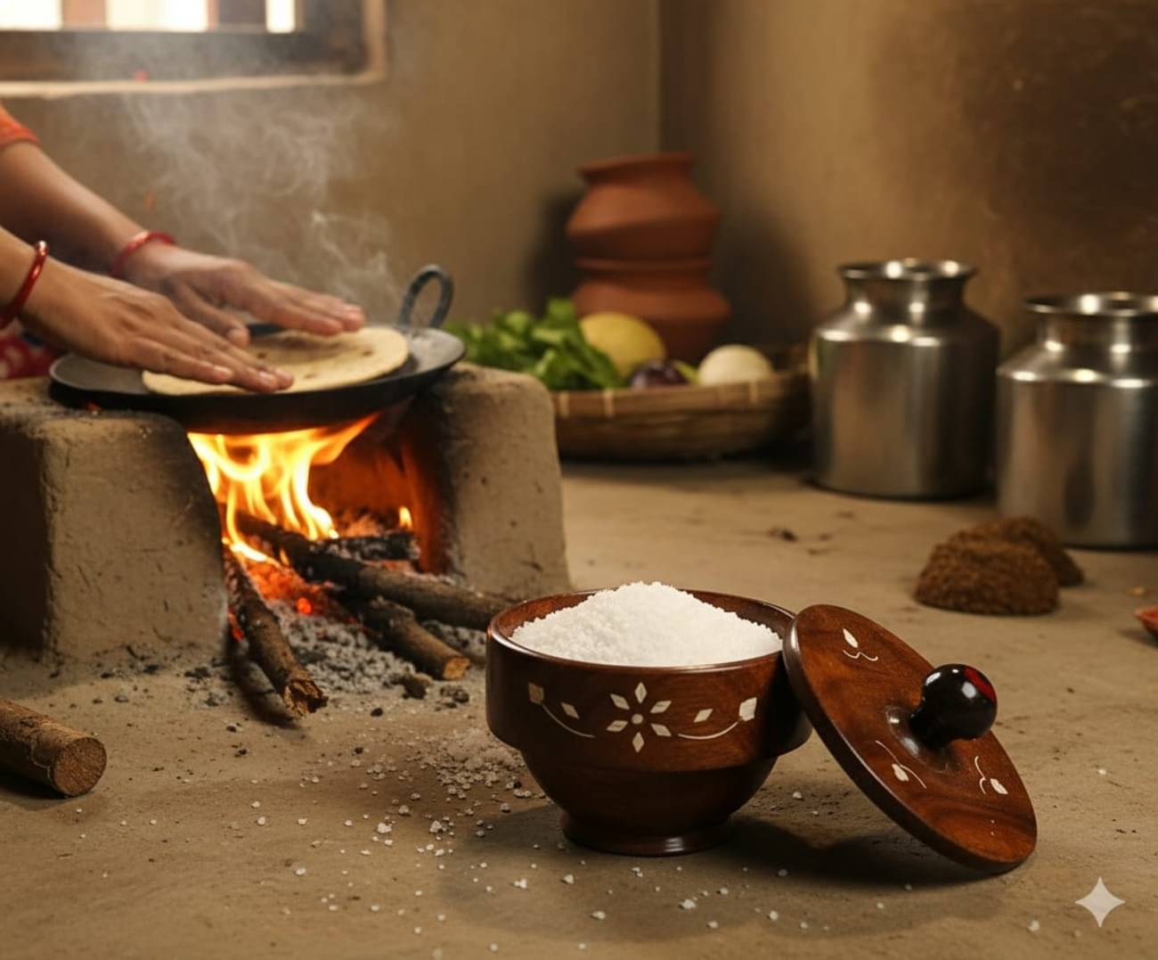 ADWORLD GLOBAL Wooden Spice Bowl with Lid | Wooden Plain Serving Bowl 12 cm ( Set of 1 ) Brown     			ADWORLD GLOBAL Wooden Spice Bowl with Lid | Wooden Plain Serving Bowl 12 cm ( Set of 1 ) Brown