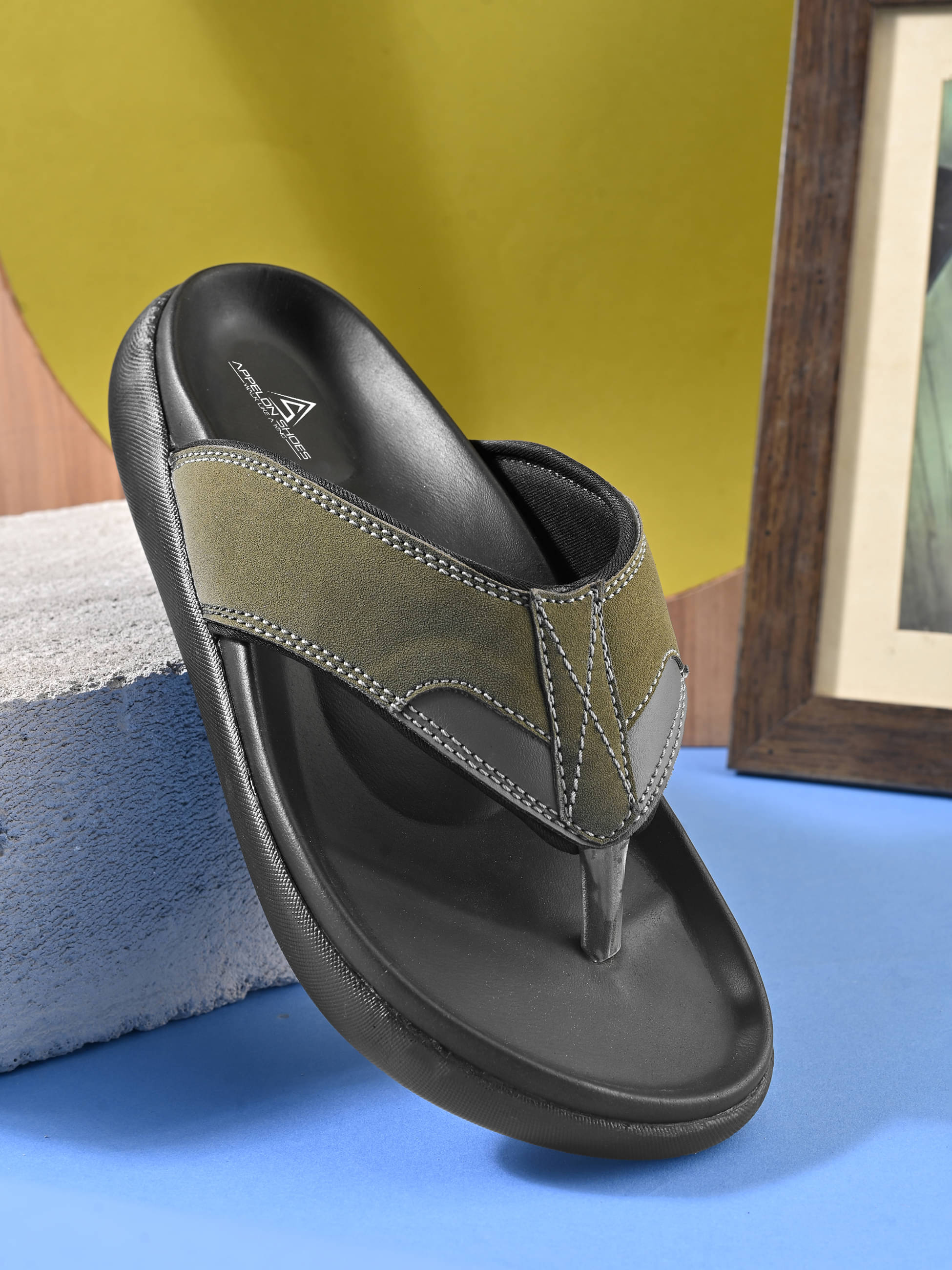     			APPELON Olive Men's Daily Slipper