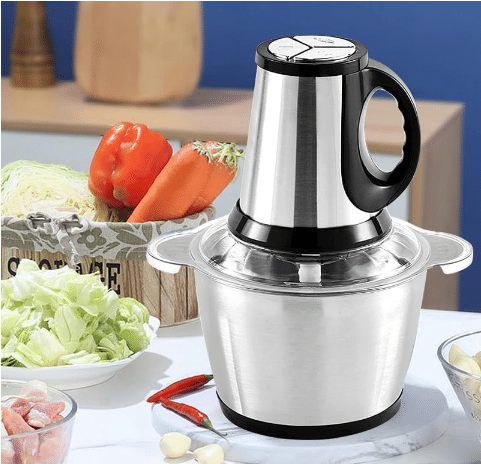    			Adidev Food Chopper Silver Electric Push Button Chopper 350W
