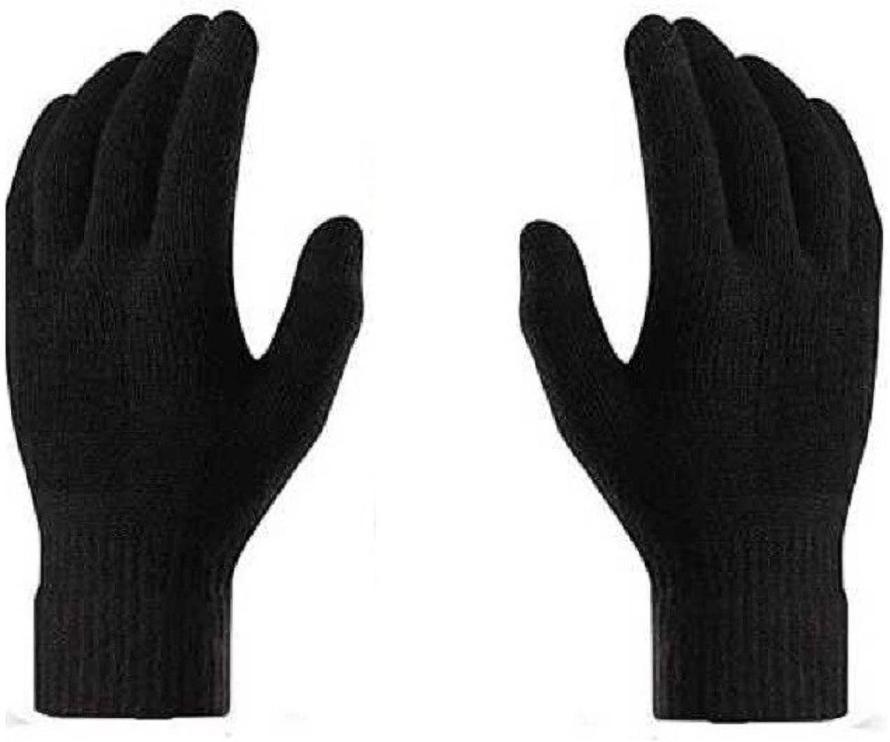     			Alamos Black Women's Woollen Gloves ( Pack of 1 )