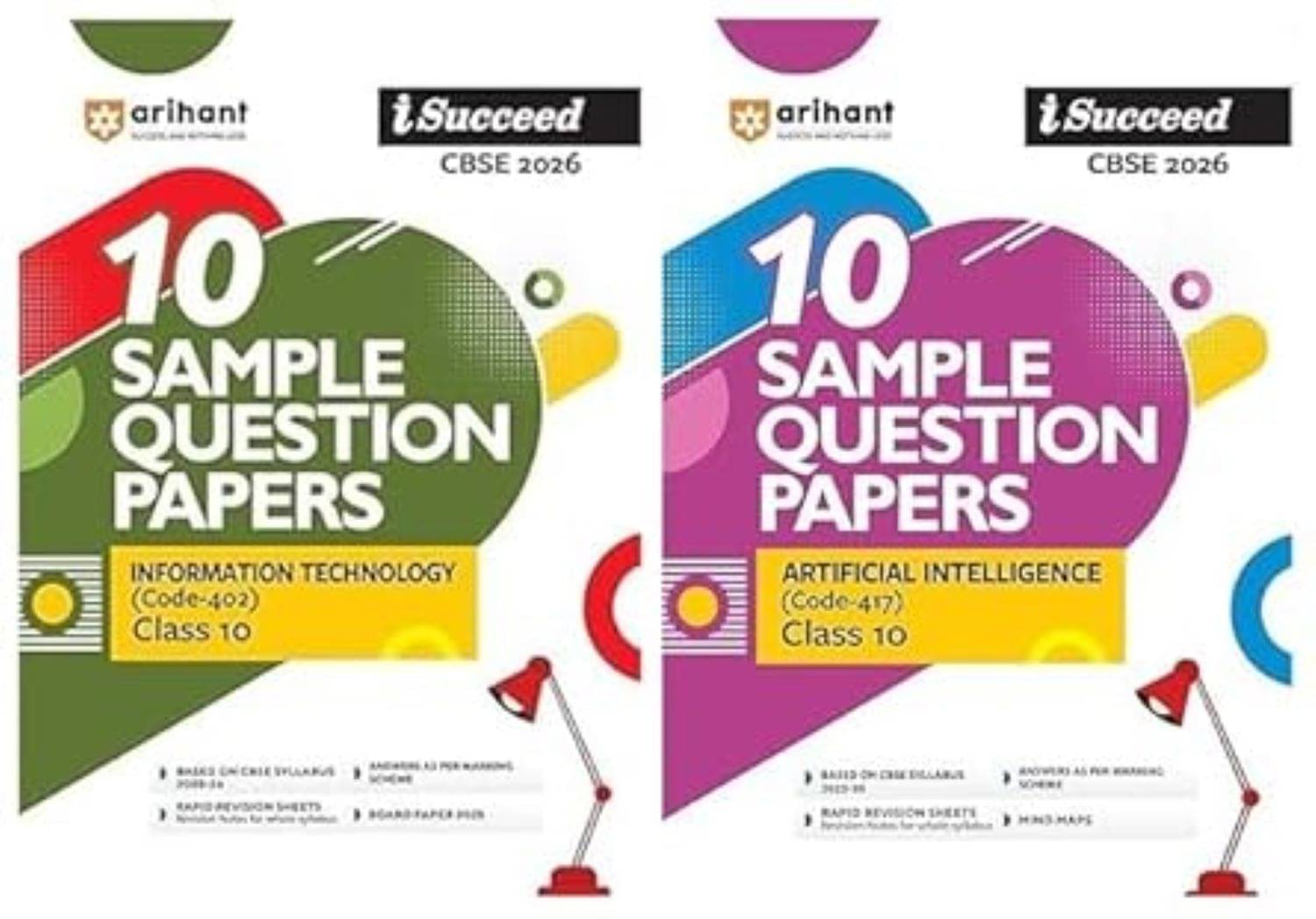 Arihant CBSE Artificial Intelligence & Information Technology I Succeed Sample Question Papers CLASS -10 Practice Papers with Solutions,2025-26 Arihant CBSE Artificial Intelligence & Information Technology I Succeed Sample Question Papers CLASS -10 Practice Papers with Solutions,2025-26