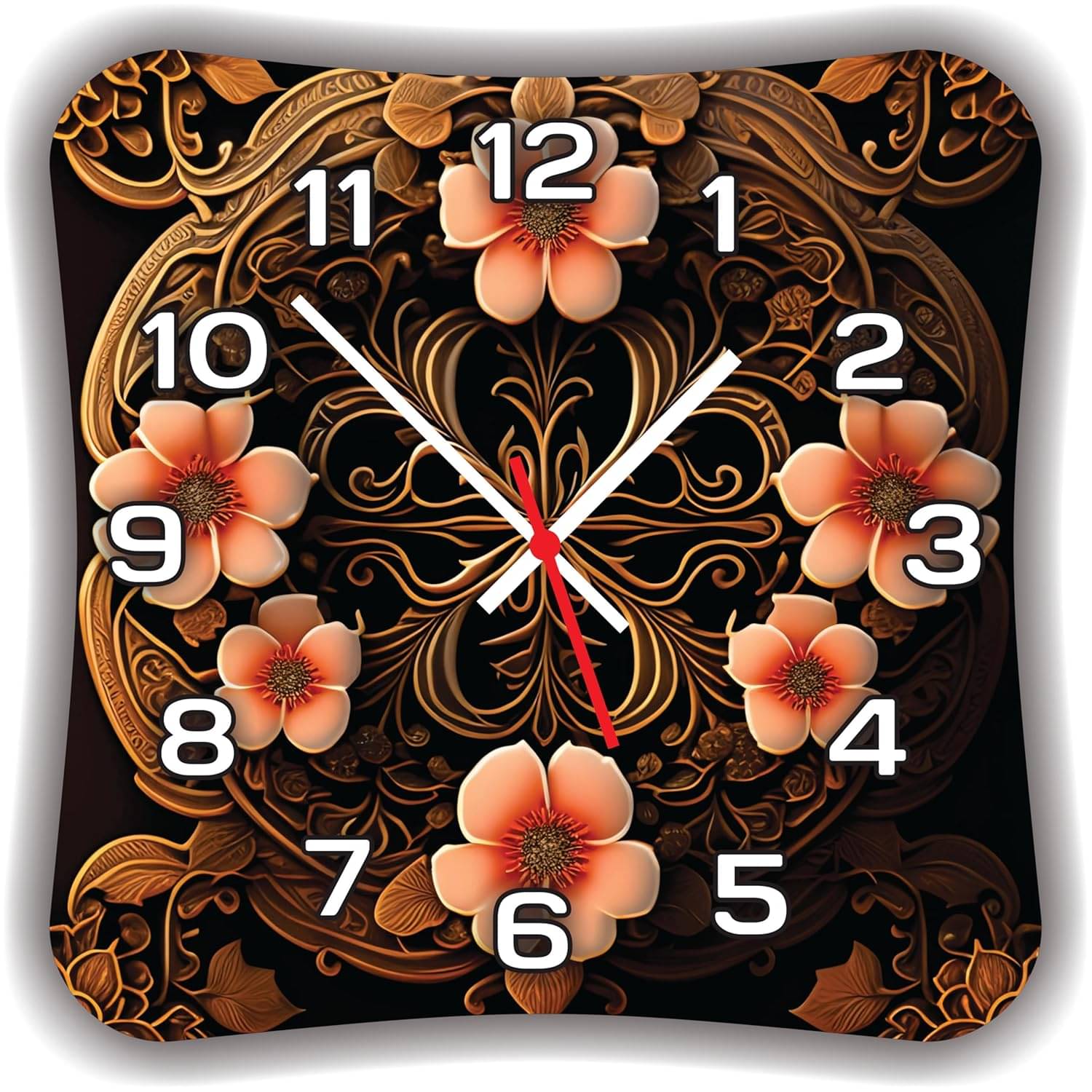     			Babawill Square Analog Wall Clock