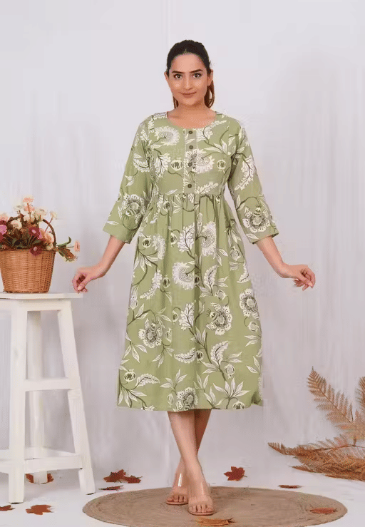 Badiwal Exports Women Rayon Anarkali Stitched Ethnic Gown ( Sea Green ) Badiwal Exports Women Rayon Anarkali Stitched Ethnic Gown ( Sea Green )