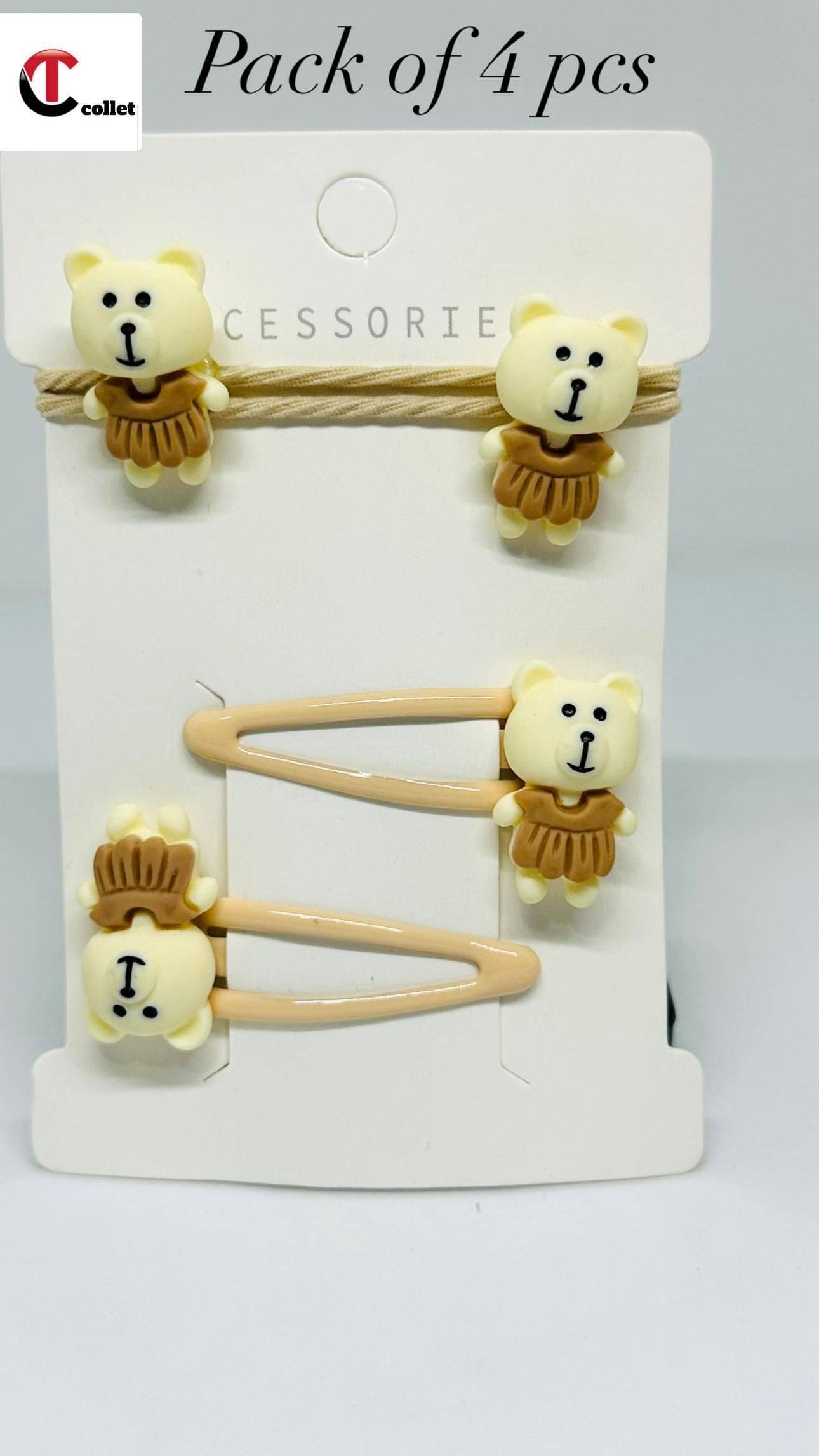     			COLLET Assorted Hair Clip ( Pack of 4 )