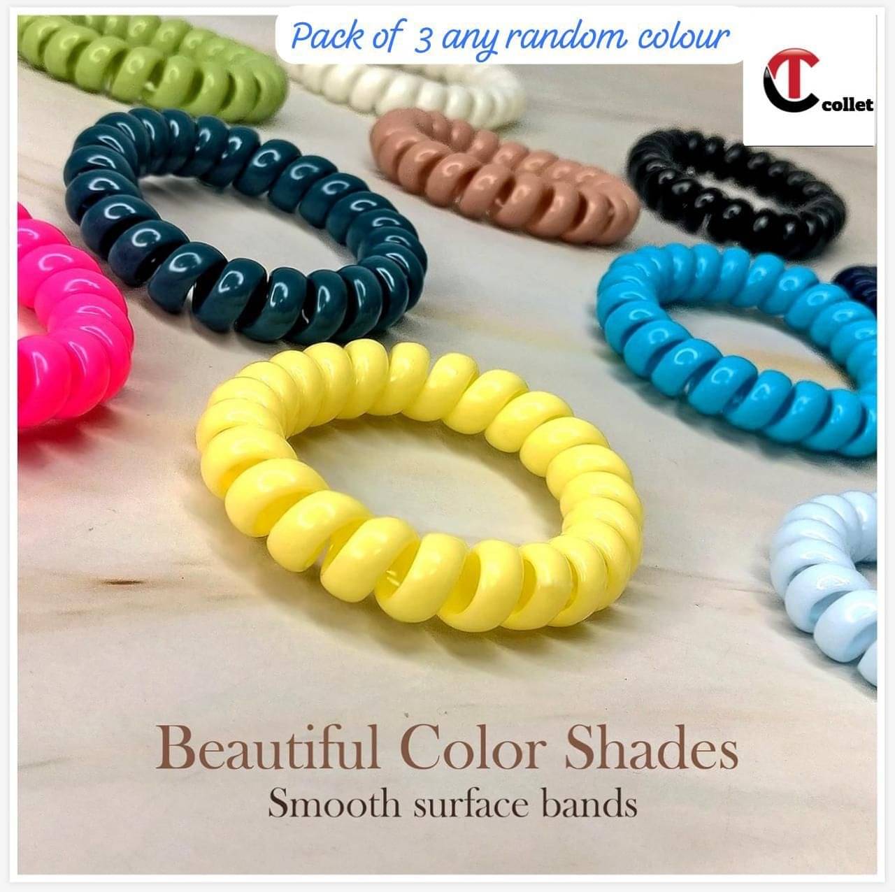     			COLLET Multi Rubber Band ( Pack of 3 )