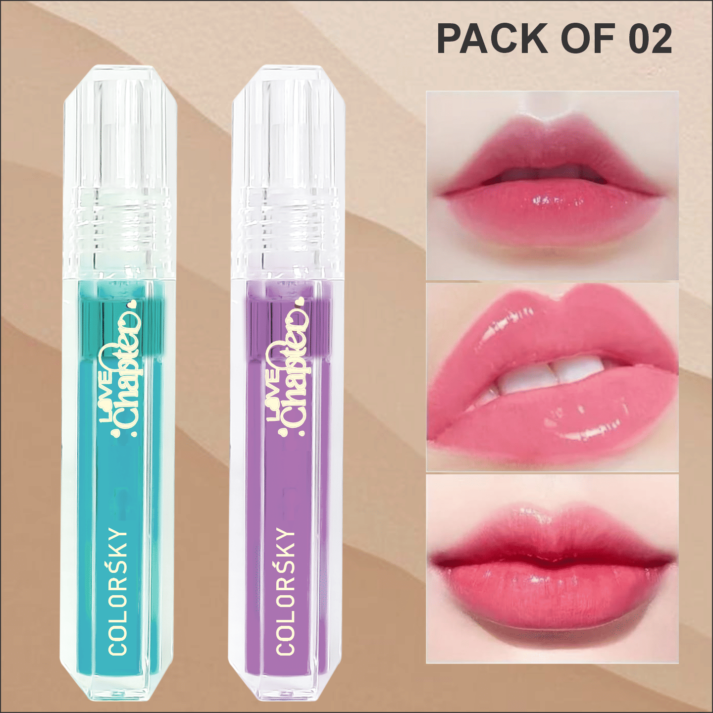     			Color Sky Transparent Lip Gloss 2
