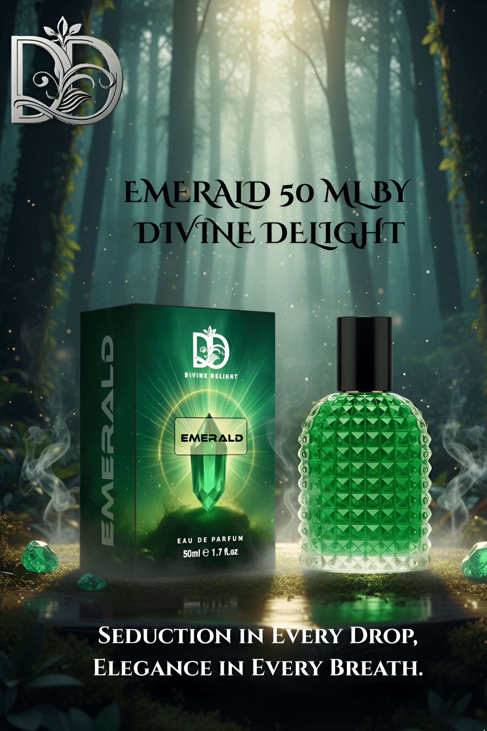     			DIVINE DELIGHT Eau De Parfum (EDP) Woody Mild -Fragrance For Unisex ( Pack of 1 )
