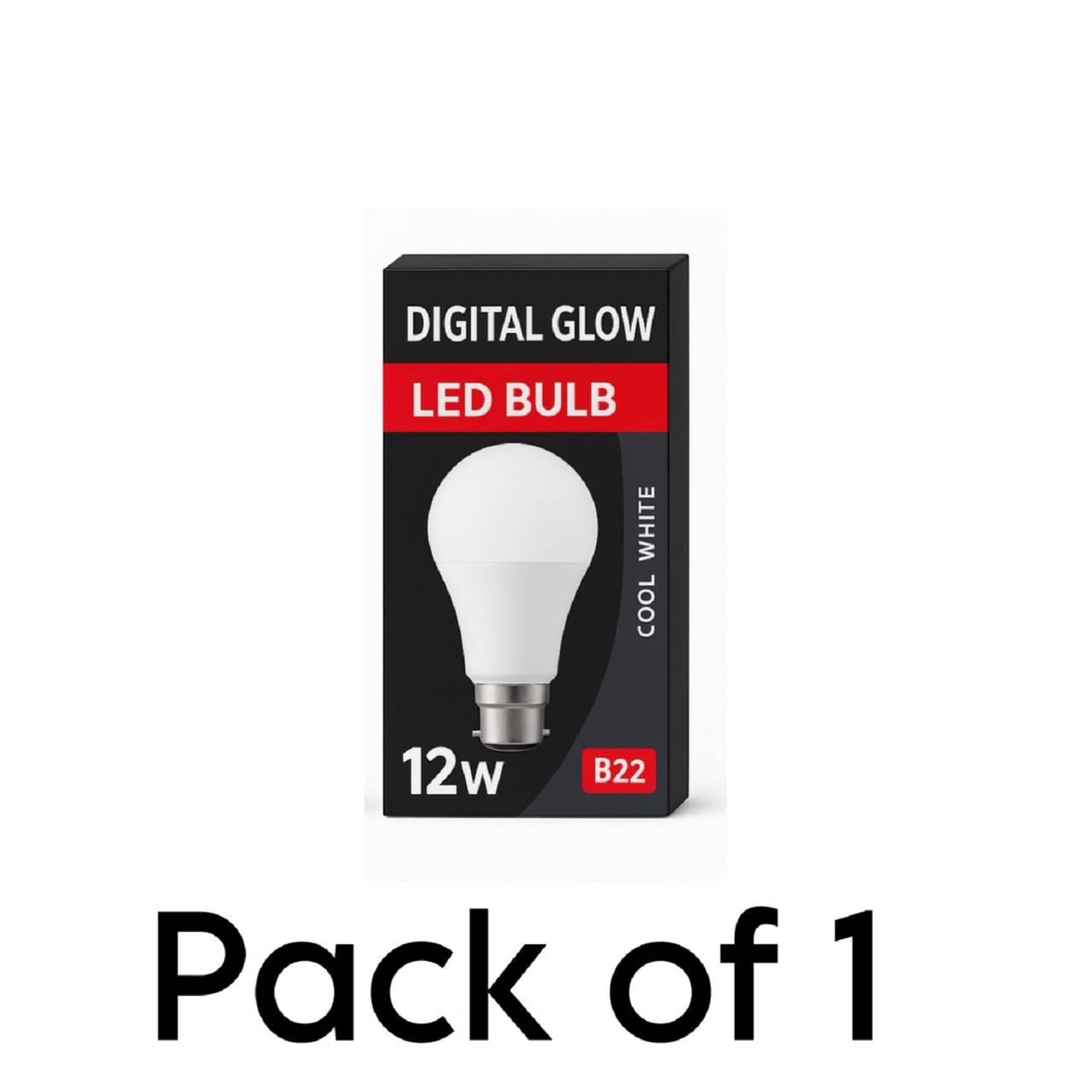 Digital glow 12W Cool Day Light LED Bulb ( Single Pack ) Digital glow 12W Cool Day Light LED Bulb ( Single Pack )