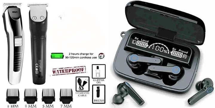     			Generic 1 538 Black Cordless Beard Trimmer With 120 minutes Runtime