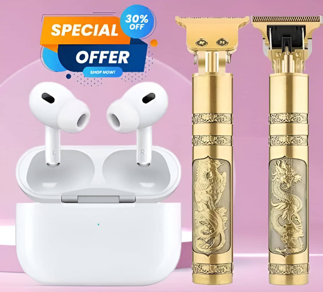    			Generic 1 t9 trim anc earbuds Gold Cordless Beard Trimmer With 120 minutes Runtime