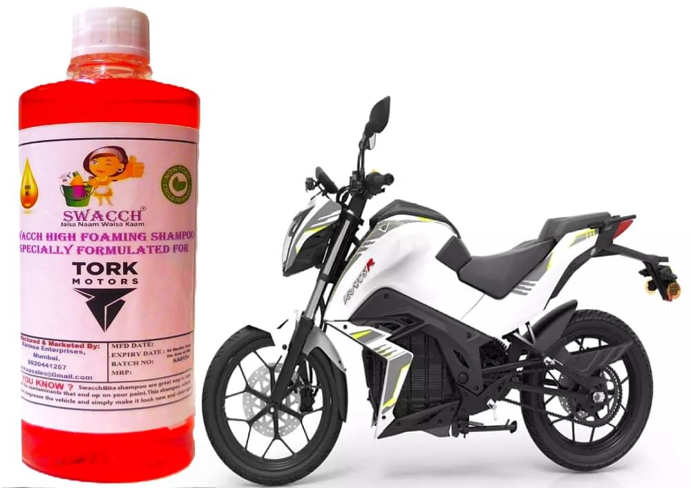 High Foaming Bike Shampoo Formulated For Tork Kratos I Thick Foam with Wax Coat I Non-Toxic Formula I Ph Balanced I Super Saver Pack I Premium Wax Formulation I Glossy & Shine I 500ml High Foaming Bike Shampoo Formulated For Tork Kratos I Thick Foam with Wax Coat I Non-Toxic Formula I Ph Balanced I Super Saver Pack I Premium Wax Formulation I Glossy & Shine I 500ml