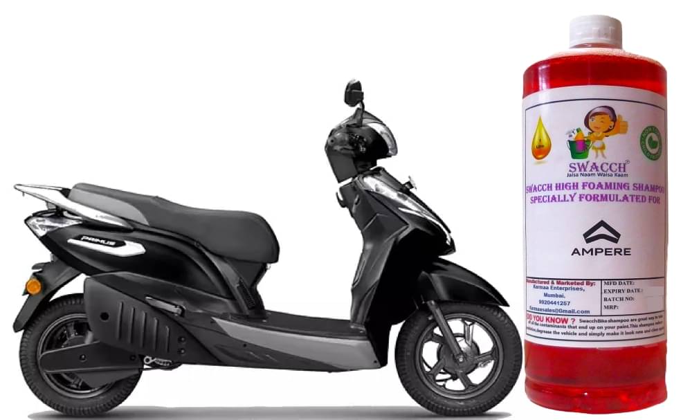 High Foaming Bike Shampoo Formulated For Ampere Primus I Thick Foam with Wax Coat I Non-Toxic Formula I Ph Balanced I Super Saver Pack I Premium Wax Formulation I Glossy & Shine I 1 Litre High Foaming Bike Shampoo Formulated For Ampere Primus I Thick Foam with Wax Coat I Non-Toxic Formula I Ph Balanced I Super Saver Pack I Premium Wax Formulation I Glossy & Shine I 1 Litre