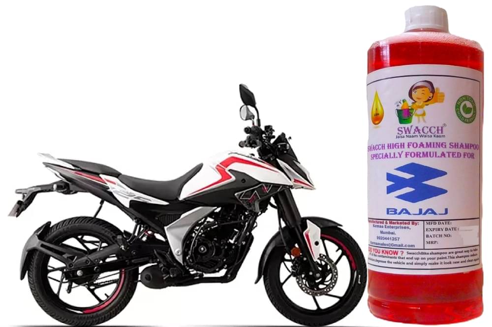 High Foaming Bike Shampoo Formulated For Bajaj Pulsar N125 , Thick Foam with Wax Coat I Non-Toxic Formula I Ph Balanced I Super Saver Pack I Premium Wax Formulation I Glossy & Shine I 1 Litre High Foaming Bike Shampoo Formulated For Bajaj Pulsar N125 , Thick Foam with Wax Coat I Non-Toxic Formula I Ph Balanced I Super Saver Pack I Premium Wax Formulation I Glossy & Shine I 1 Litre