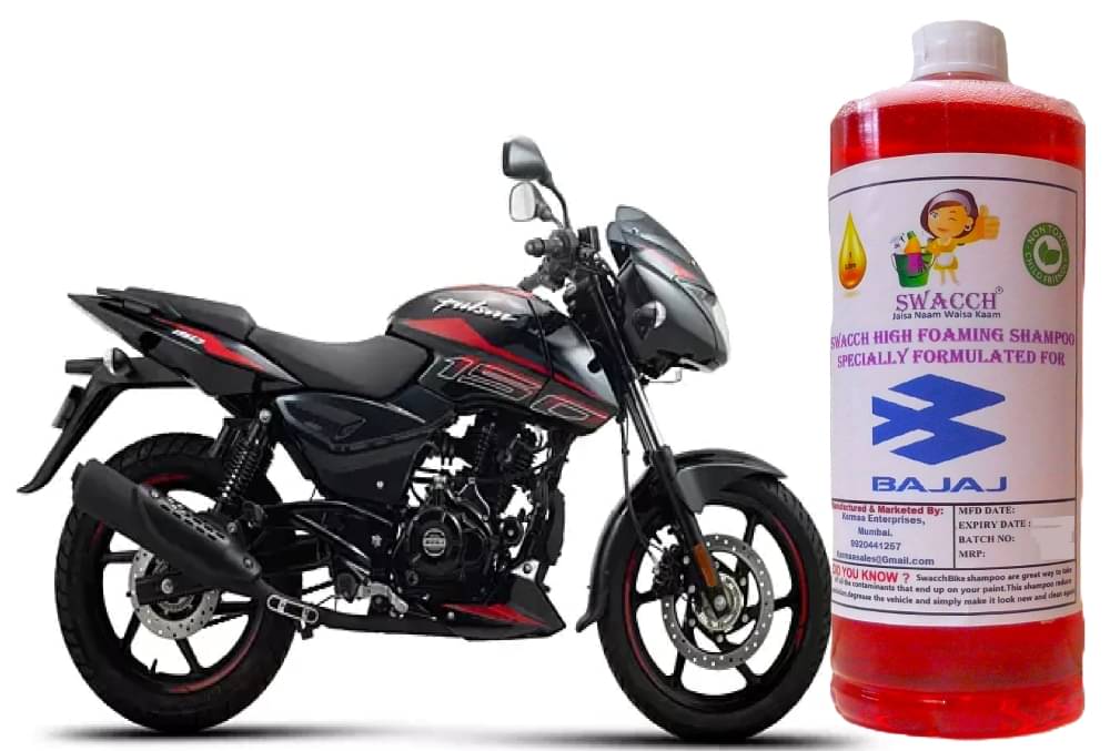 High Foaming Bike Shampoo Formulated For Bajaj Pulsar 150 ,Thick Foam with Wax Coat I Non-Toxic Formula I Ph Balanced I Super Saver Pack I Premium Wax Formulation I Glossy & Shine I 1 Litre High Foaming Bike Shampoo Formulated For Bajaj Pulsar 150 ,Thick Foam with Wax Coat I Non-Toxic Formula I Ph Balanced I Super Saver Pack I Premium Wax Formulation I Glossy & Shine I 1 Litre