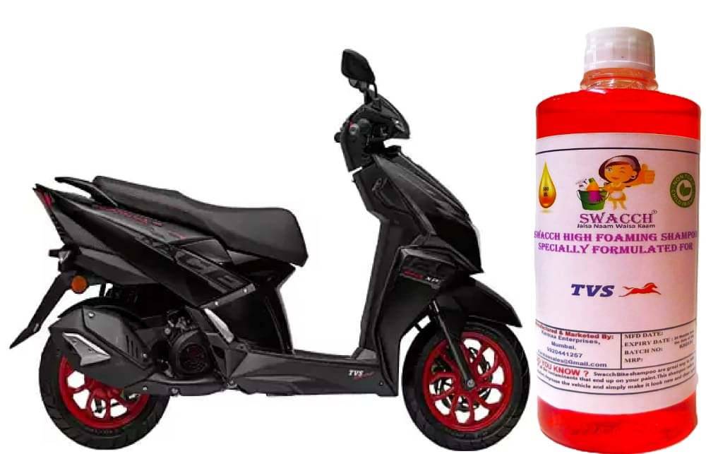    			High Foaming Bike Shampoo Formulated For TVS Ntorq 120 , Thick Foam with Wax Coat I Non-Toxic Formula I Super Saver Pack I Premium Wax Formulation I Glossy & Shine I 500ml