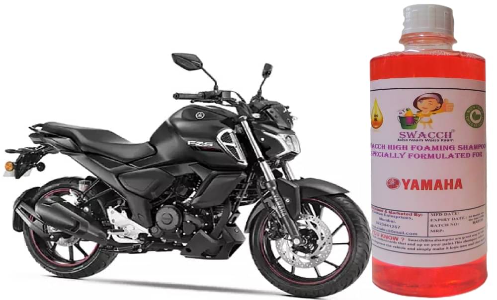 High Foaming Bike Shampoo Formulated For Yamaha FZS FI V4 , Thick Foam with Wax Coat I Non-Toxic Formula I Ph Balanced I Super Saver Pack I Premium Wax Formulation I Glossy & Shine I 500ml     			High Foaming Bike Shampoo Formulated For Yamaha FZS FI V4 , Thick Foam with Wax Coat I Non-Toxic Formula I Ph Balanced I Super Saver Pack I Premium Wax Formulation I Glossy & Shine I 500ml
