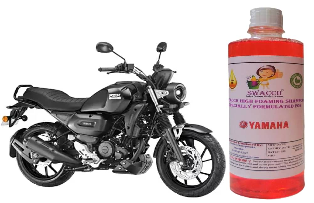 High Foaming Bike Shampoo Formulated For Yamaha FZ X , Thick Foam with Wax Coat I Non-Toxic Formula I Ph Balanced I Super Saver Pack I Premium Wax Formulation I Glossy & Shine I 500ml High Foaming Bike Shampoo Formulated For Yamaha FZ X , Thick Foam with Wax Coat I Non-Toxic Formula I Ph Balanced I Super Saver Pack I Premium Wax Formulation I Glossy & Shine I 500ml