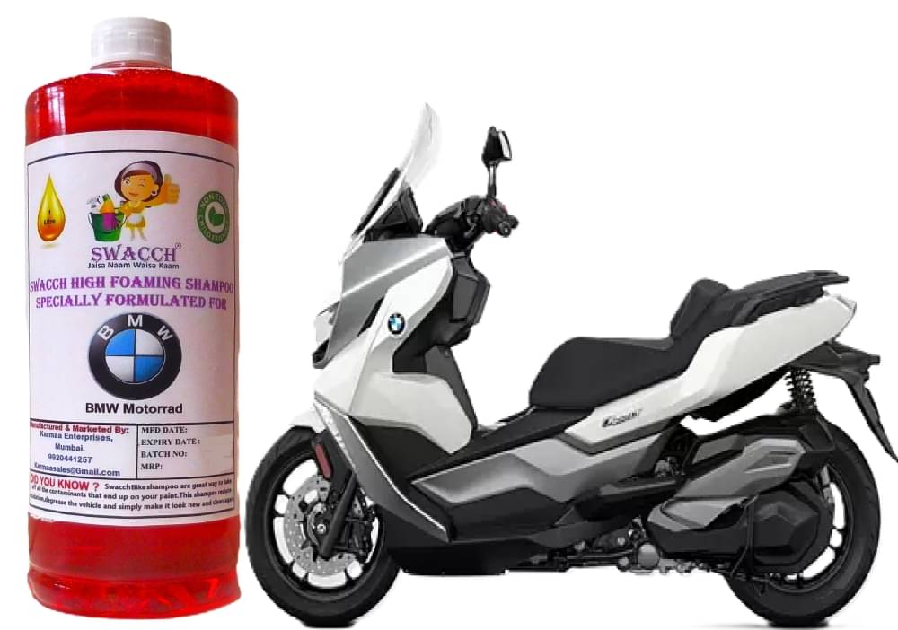 High Foaming Bike Shampoo Formulated For BMW C 400 GT I Thick Foam with Wax Coat I Non-Toxic Formula I Ph Balanced I Super Saver Pack I Premium Wax Formulation I Glossy & Shine I 1 Litre High Foaming Bike Shampoo Formulated For BMW C 400 GT I Thick Foam with Wax Coat I Non-Toxic Formula I Ph Balanced I Super Saver Pack I Premium Wax Formulation I Glossy & Shine I 1 Litre