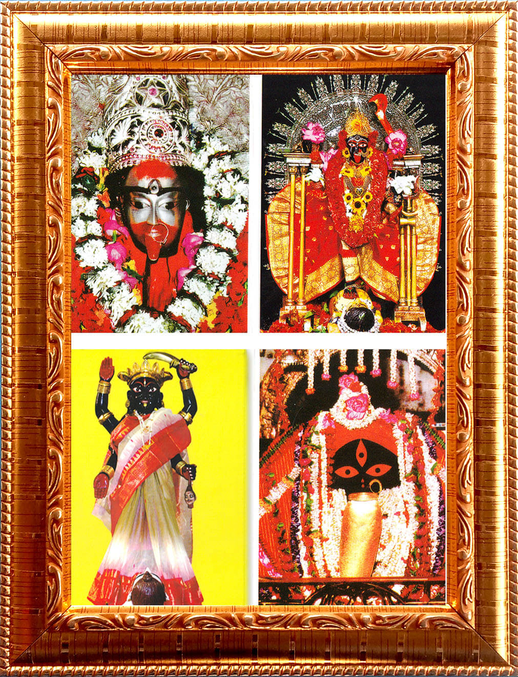 KALIMATA 4 IN 1 Golden Photo Frame with 6.75 inch (Width) x 8.75 inch (Length) inch Photo fitted With Wall Hanging Mount KALIMATA 4 IN 1 Golden Photo Frame with 6.75 inch (Width) x 8.75 inch (Length) inch Photo fitted With Wall Hanging Mount