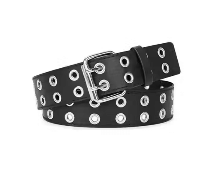 Nice Purse - Black Faux Leather Men's Braided Belt ( Pack of 1 )