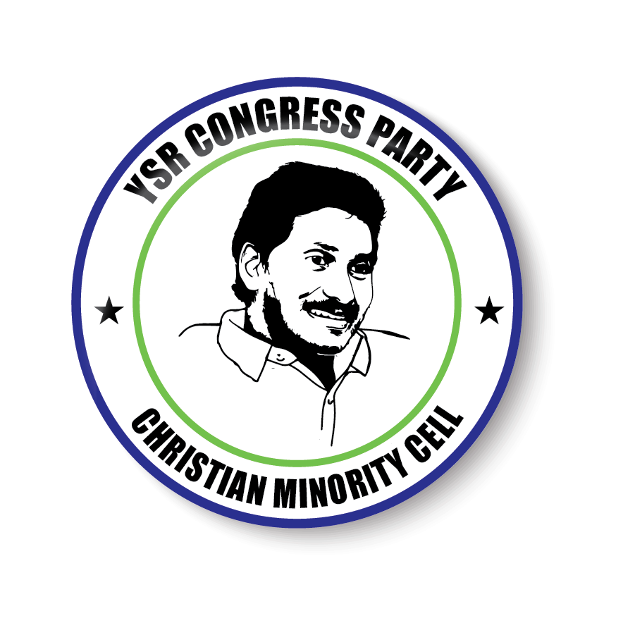     			PEACOCKRIDE Christian Minority Cell I Jagan Mohan Reddy I YSR Congress I Pin Badge (Multicolor, Plastic, 44mm)