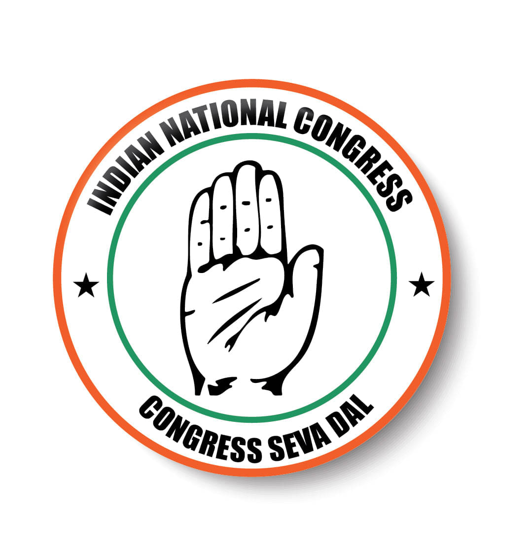     			PEACOCKRIDE Indian National Congress I Congress Seva Dal I Frontal Organizations I INC Party I INC I Pin Badge (Multicolor, Plastic, 44mm)