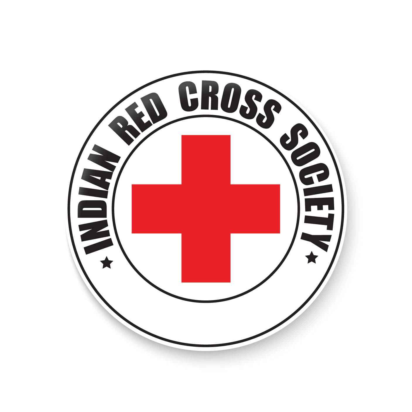     			PEACOCKRIDE Indian Red Cross Society I IRCS I Pin Badge (Multicolor, Plastic, 44mm)